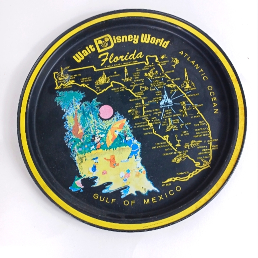 Walt Disney World Plate Souvenir